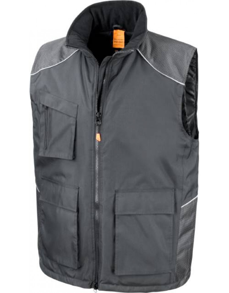 Vestă impermeabilă lucru cu elemente reflectorizante